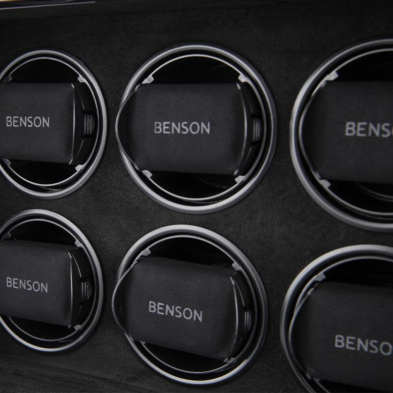 Benson Black Series 6pc Macassar Lacquered Watch Winder