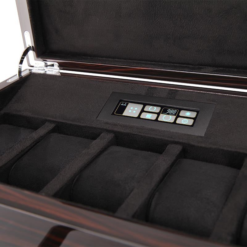 Benson Black Series 6pc Macassar Lacquered Watch Winder