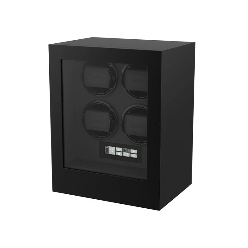 Benson Smart Tech II 4pc Watch Winder - Black Finish