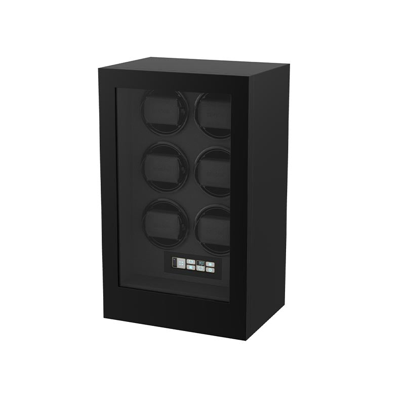 Benson Smart Tech II 6pc Watch Winder - Black Finish