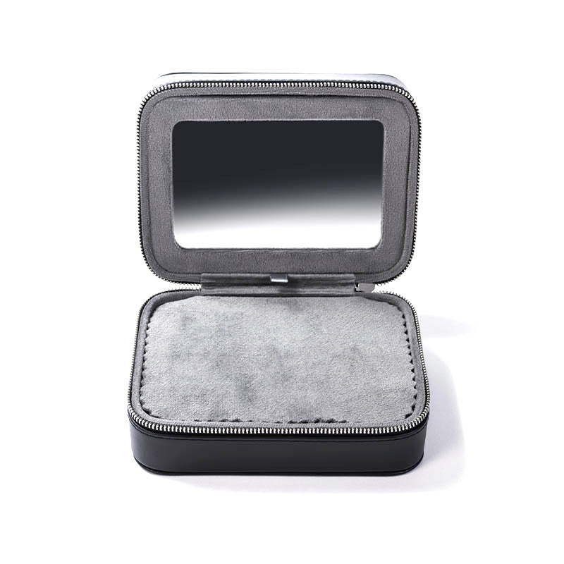 Buben & Zorweg Roma Black Leather Jewellery Case