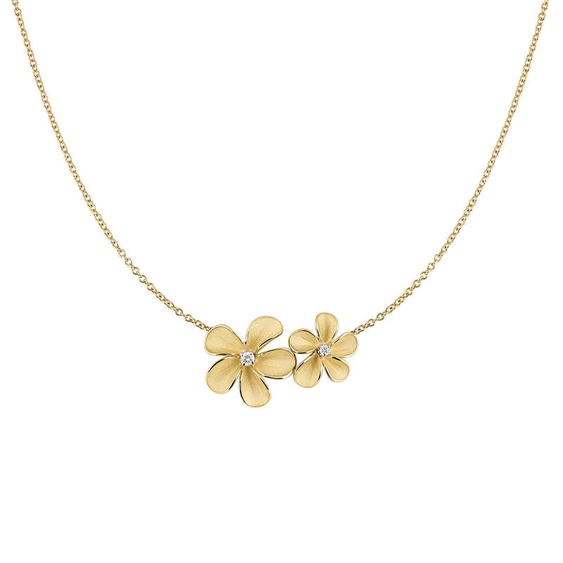 Cammilli Firenze Yellow Sunrise Cherry Bloom Diamond Pendant