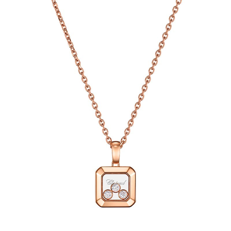 Chopard Rose Gold Happy Diamonds Icon Pendant
