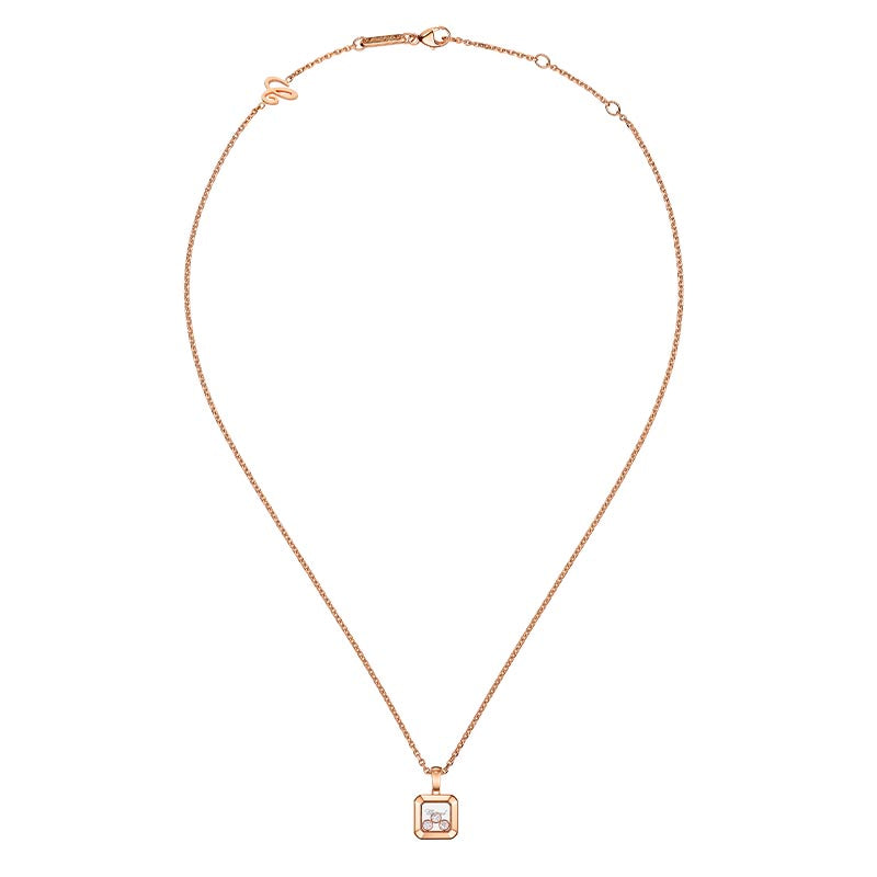 Chopard Rose Gold Happy Diamonds Icon Pendant