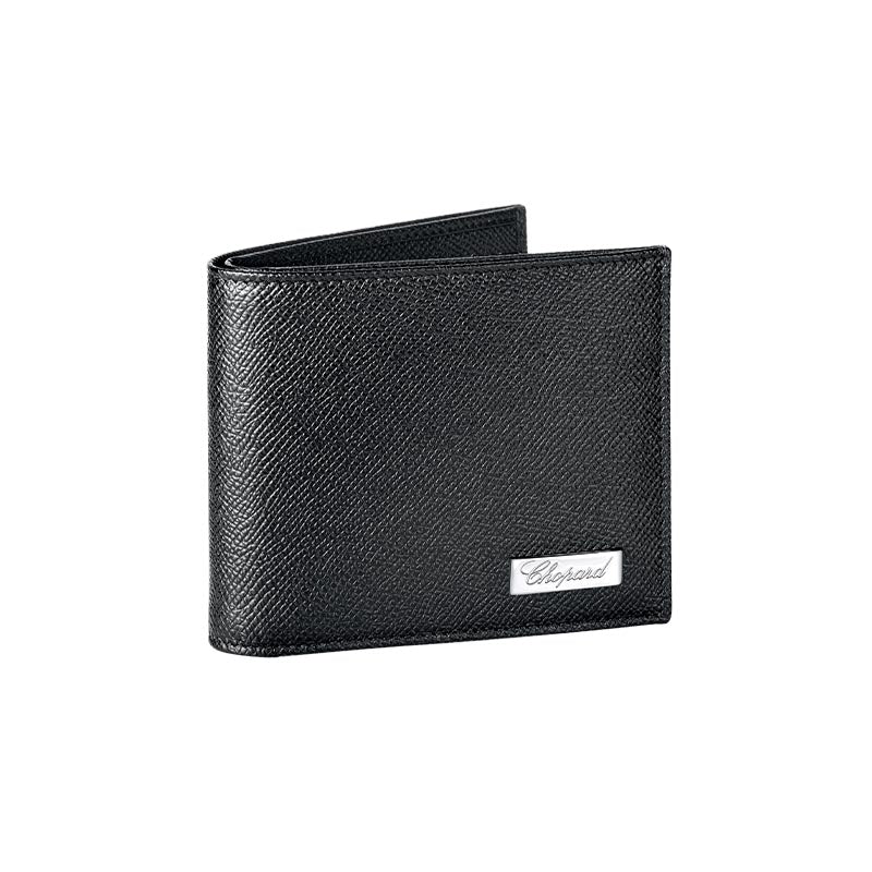 Chopard Il Classico Small Black Leather Wallet