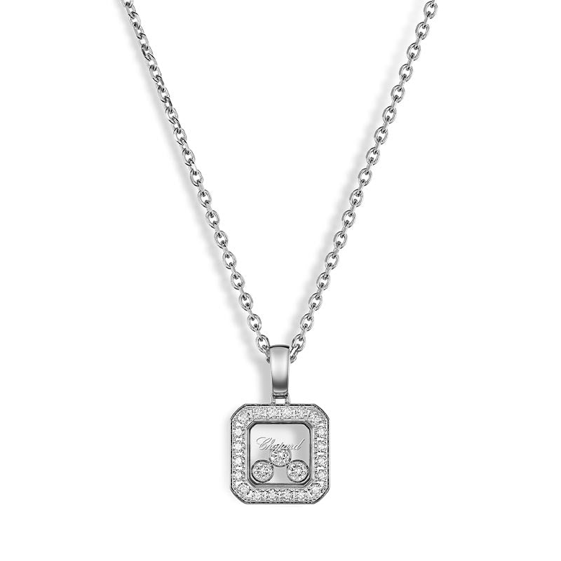 Chopard White Gold Happy Diamonds Icon Pendant