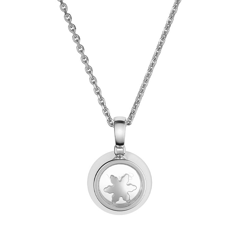 Chopard White Gold Happy Diamonds Snowflake Pendant
