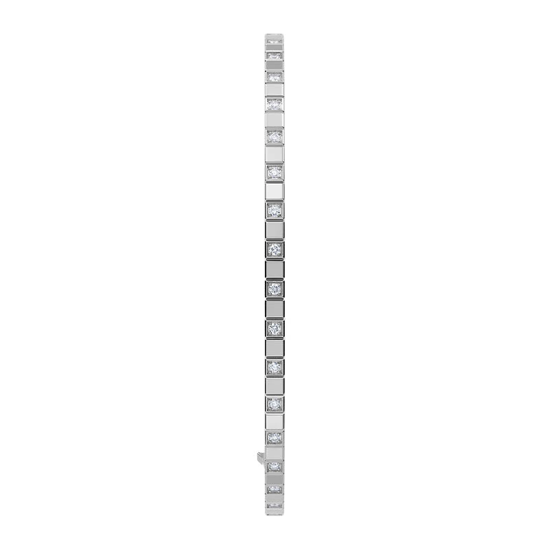 Chopard White Gold Ice Cube Diamond Bangle