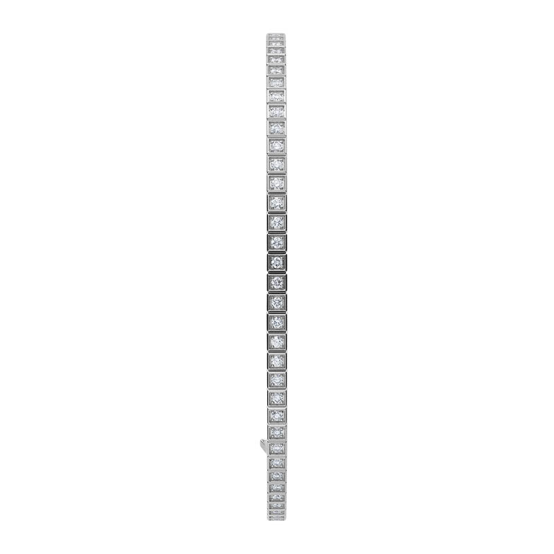 Chopard White Gold Ice Cube Diamond Bangle