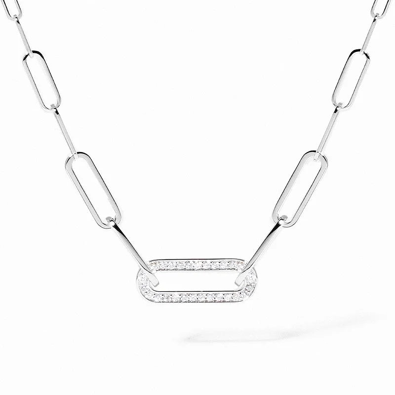 dinh van Maillon White Gold Small Necklace