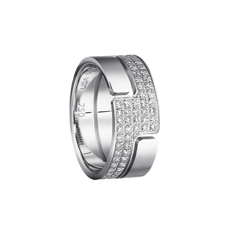 dinh van Seventies White Gold Diamond Band