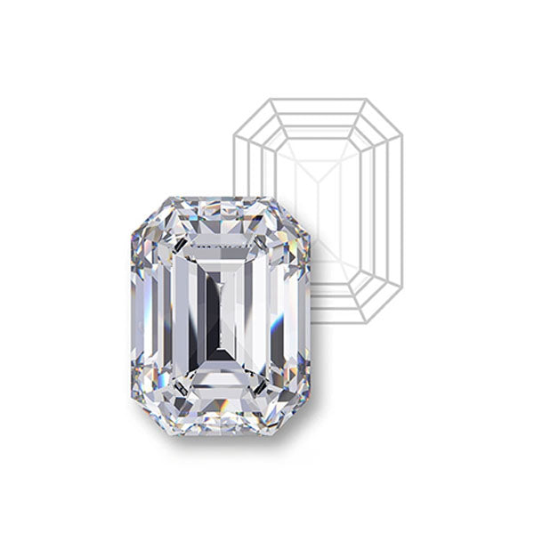 Emerald Cut Diamond Knar Jewellery