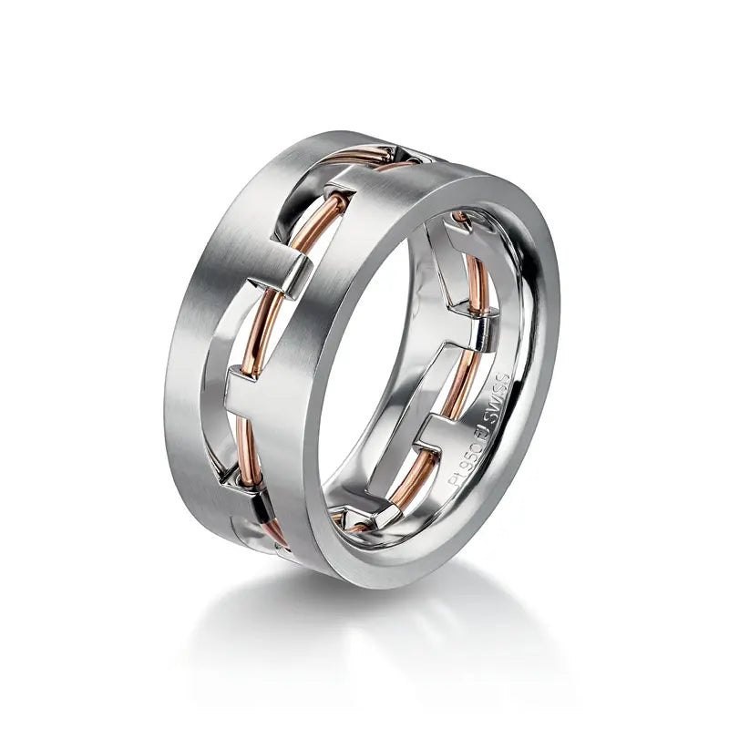 Furrer Jacot Platinum Sculpted Band - Main Image