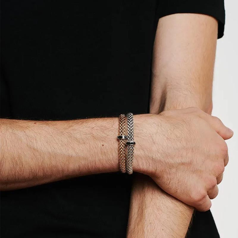 Fope Vendome White Gold & Black Diamond Bracelet