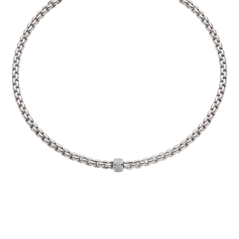 Fope Eka White Gold & Diamond Necklace