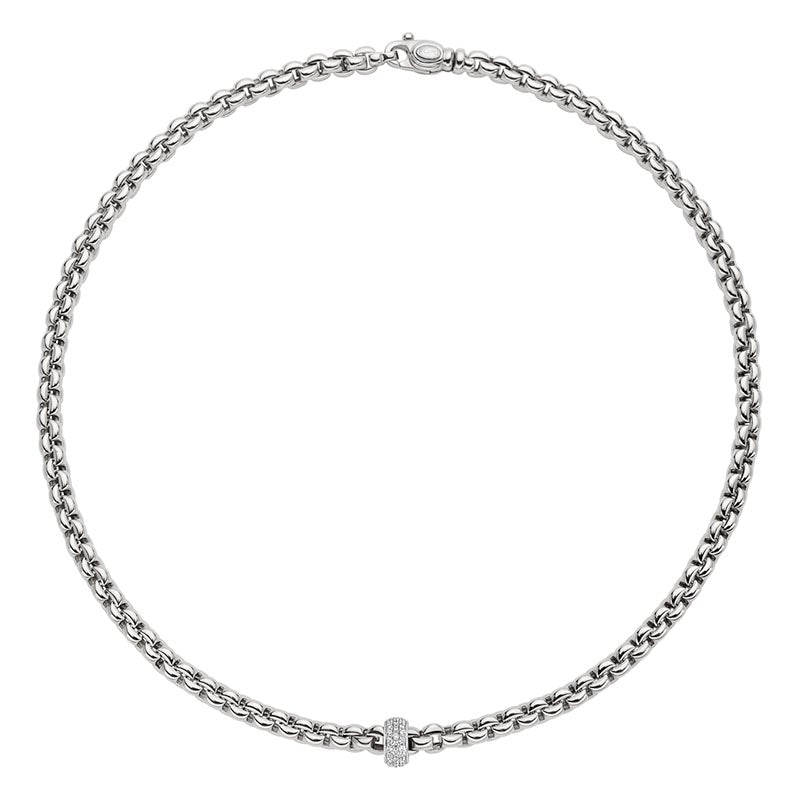 Fope Eka White Gold & Diamond Necklace