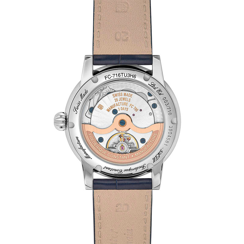 Frederique Constant Limited Edition Classic Moonphase Date Manufacturer 40 FC-716TU3H6