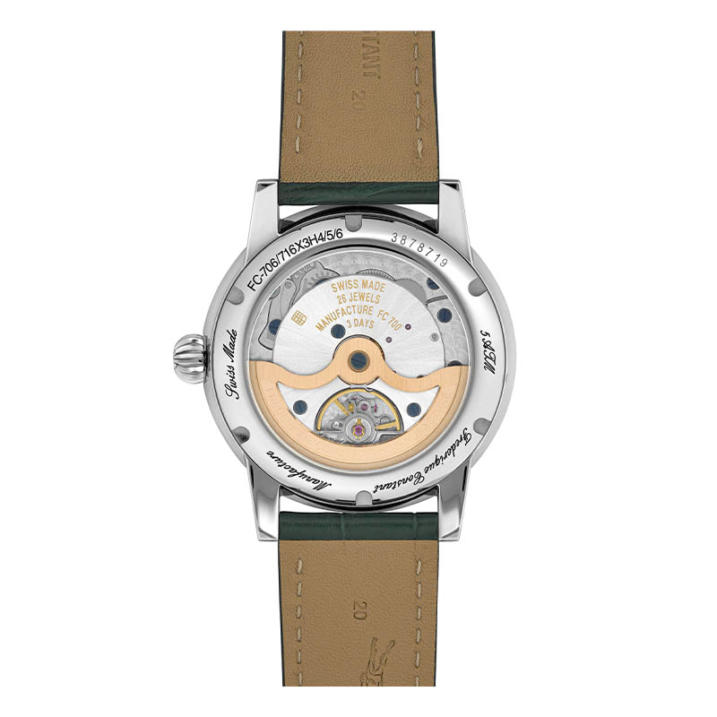 Frederique Constant Classic Moonphase Date Manufacturer 40 FC-716GR3H6