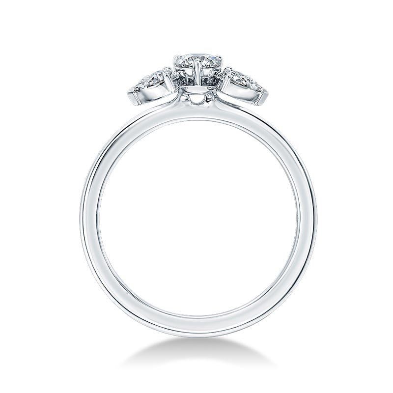 Hearts on Fire Aerial White Gold Sunburst Ring