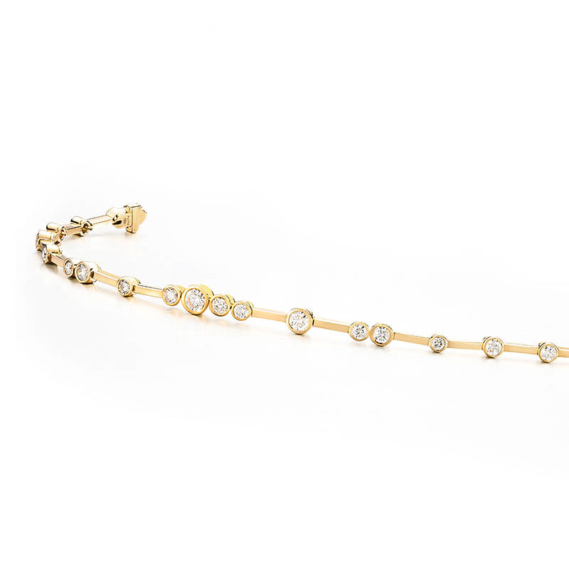 Hans D. Krieger Rose Gold Diamond Bracelet