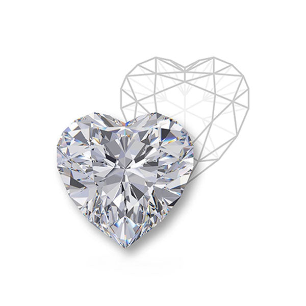 Heart Shaped Cut Diamond Knar Jewellery