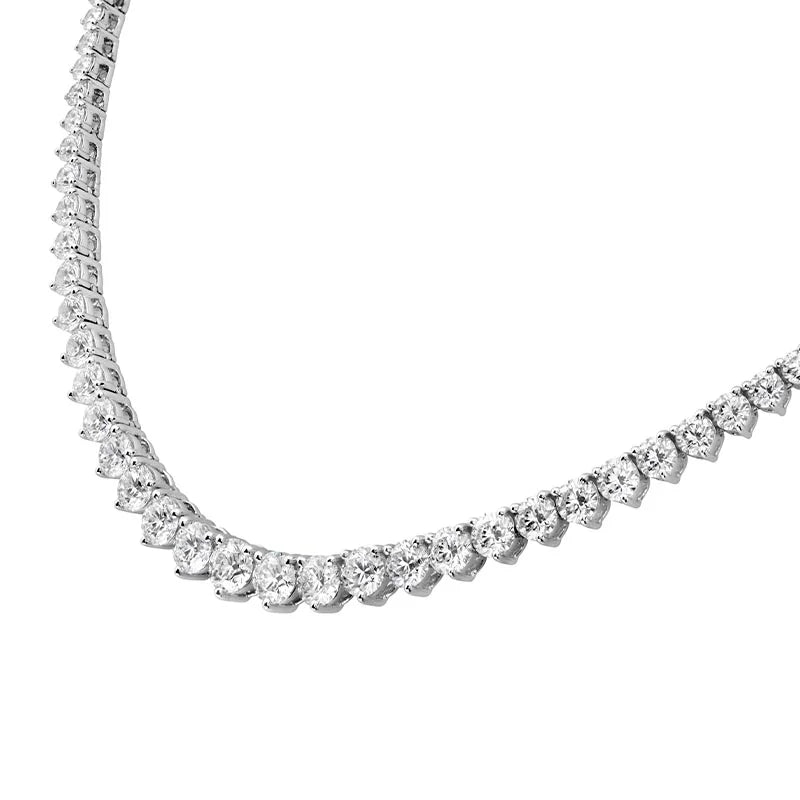 Hearts On Fire Necklace WGGradLineNeck angle 1