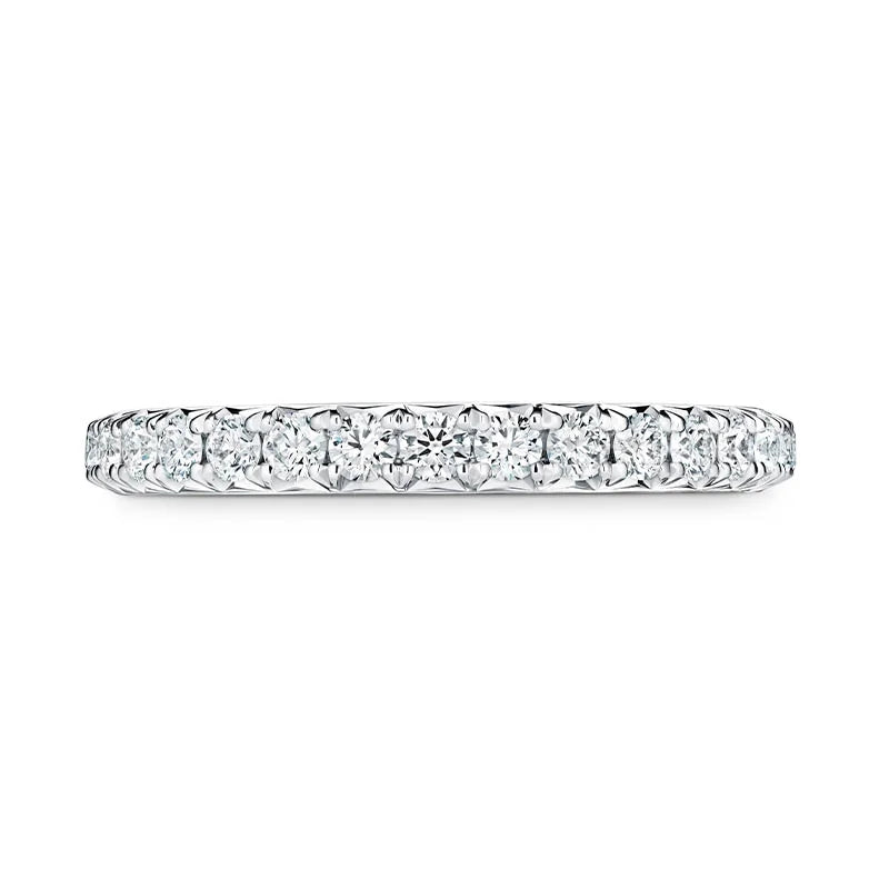 Hearts on Fire Vela White Gold Pavé Diamond Band - Knar Jewellery