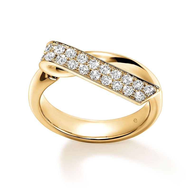 Hearts on Fire Inside/Out Yellow Gold Flip Diamond Ring