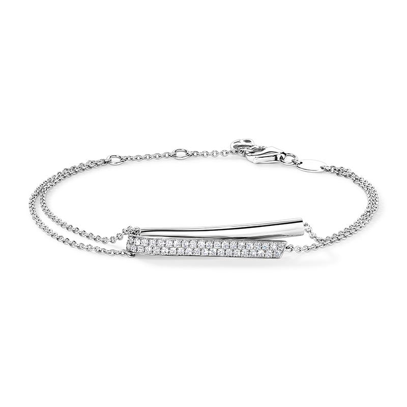 Hearts on Fire Inside/Out White Gold Flip Diamond Bracelet