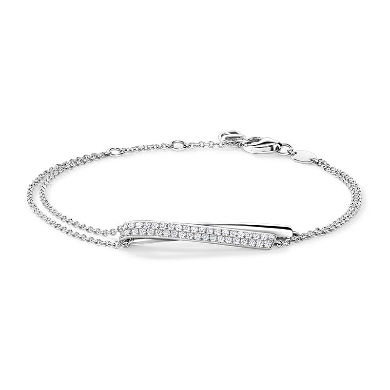 Hearts on Fire Inside/Out White Gold Flip Diamond Bracelet
