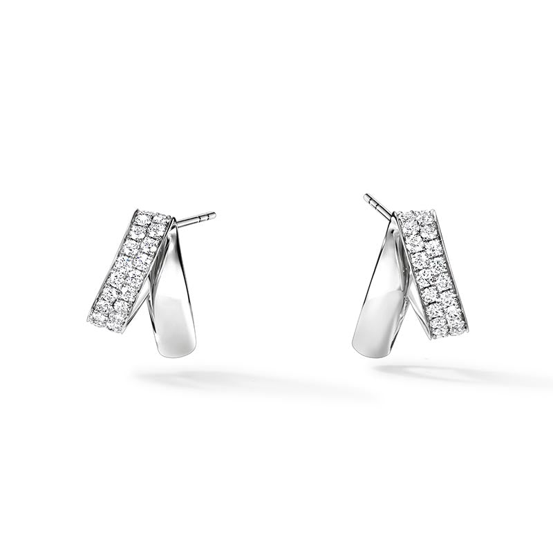 Hearts on Fire Inside/Out White Gold Flip Diamond Earrings