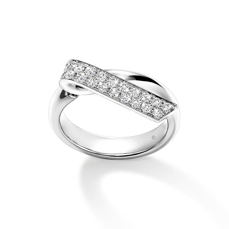 Hearts on Fire Inside/Out White Gold Flip Diamond Ring