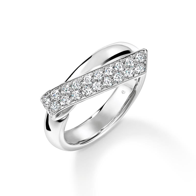 Hearts on Fire Inside/Out White Gold Flip Diamond Ring