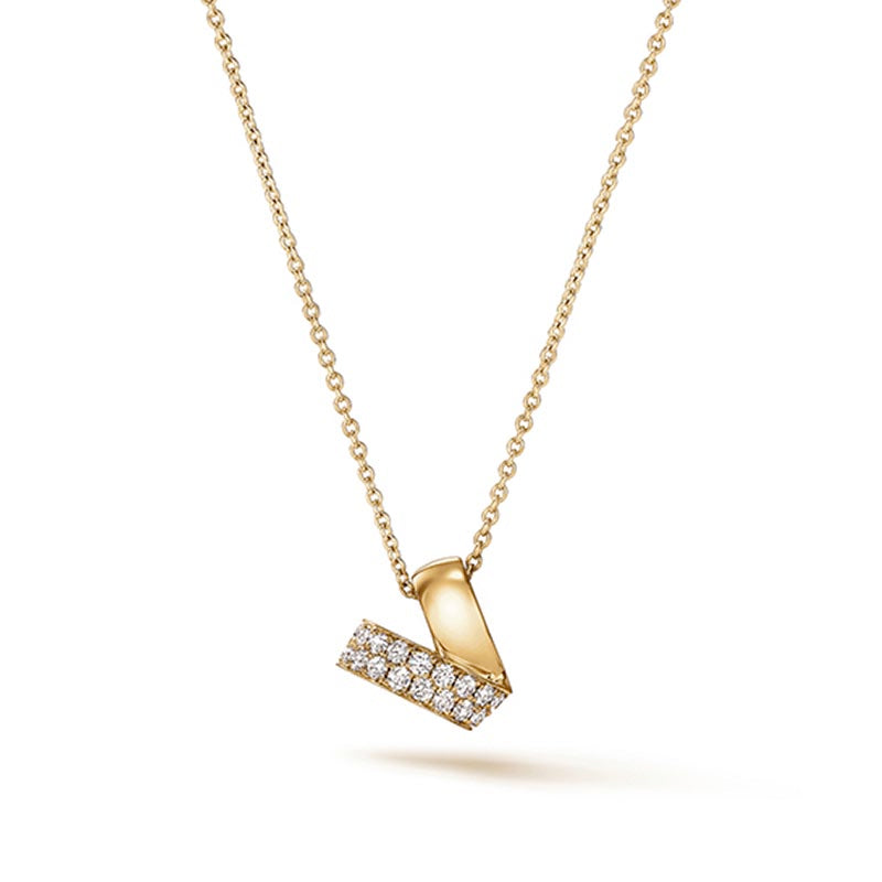 Hearts on Fire Inside/Out Yellow Gold Multi-Wear Rondel Diamond Pendant