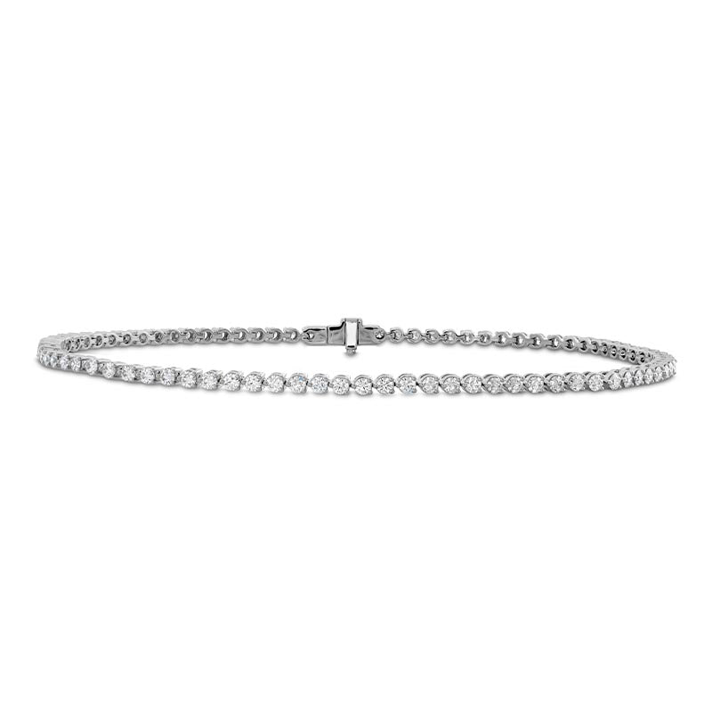 Hearts on Fire LU Droplet White Gold Diamond Pendant