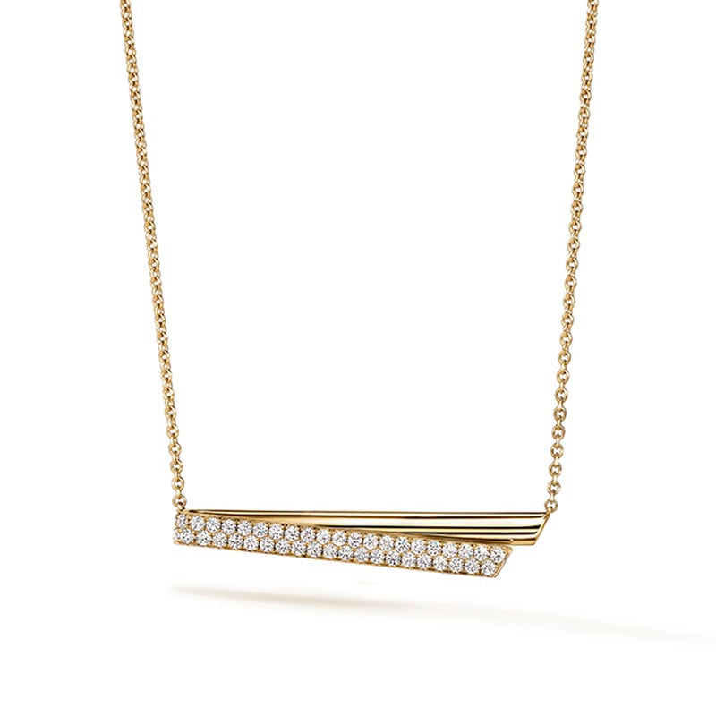 Hearts on Fire Inside/Out Yellow Gold Flip Diamond Pendant