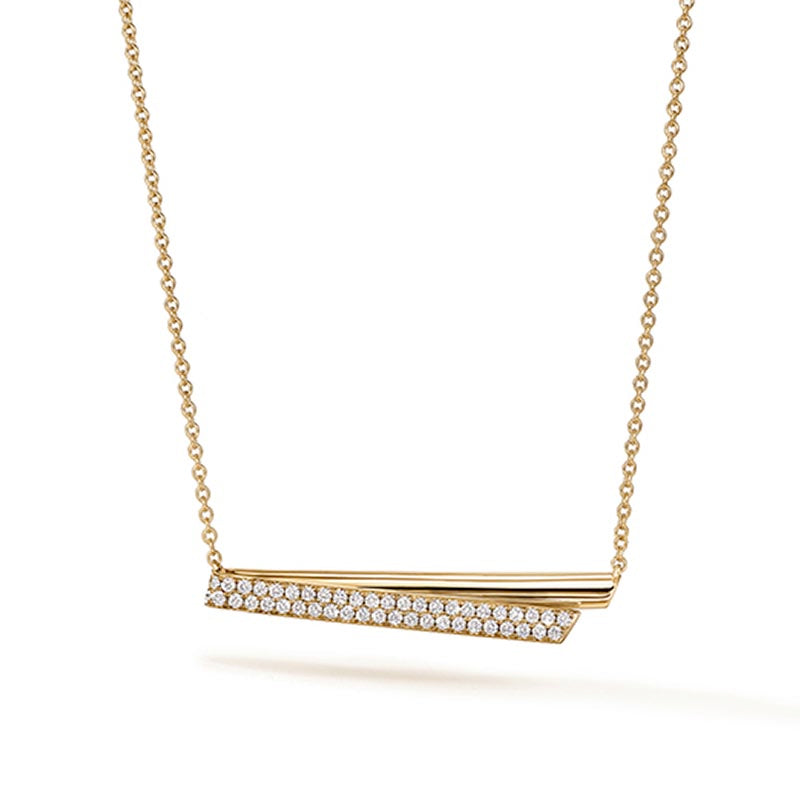 Hearts on Fire Inside/Out Yellow Gold Flip Diamond Pendant