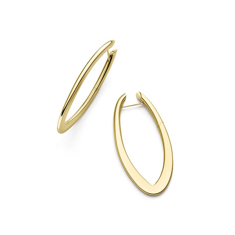 IsabelleFa Yellow Gold Lyrique Hoop Earrings