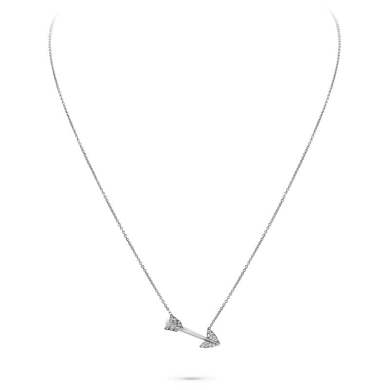 Jacob & Co. White Gold & Diamond Super Arrow Pendant