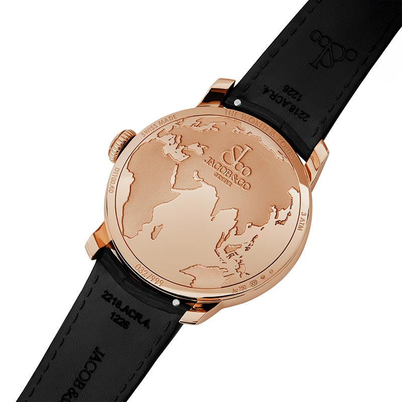 Jacob & Co. The World Is Yours Dual Time Zone 43 DT100.40.AA.AB.ABALA