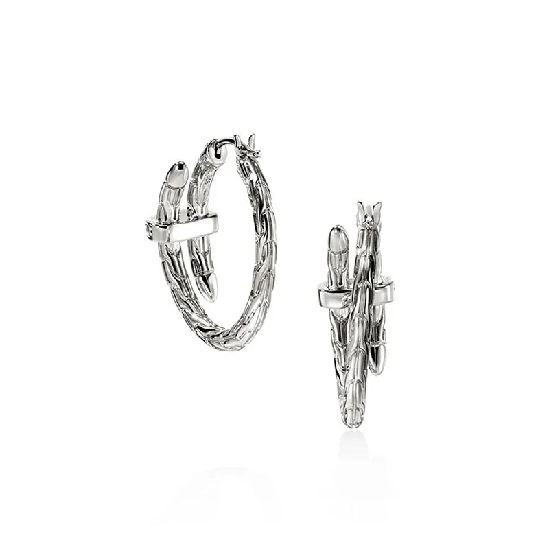 John Hardy Earrings EBP986742DI back