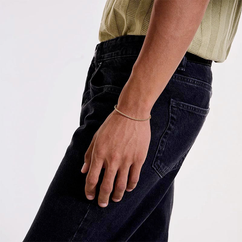 John Hardy 2.3mm Yellow Gold Surf Bracelet