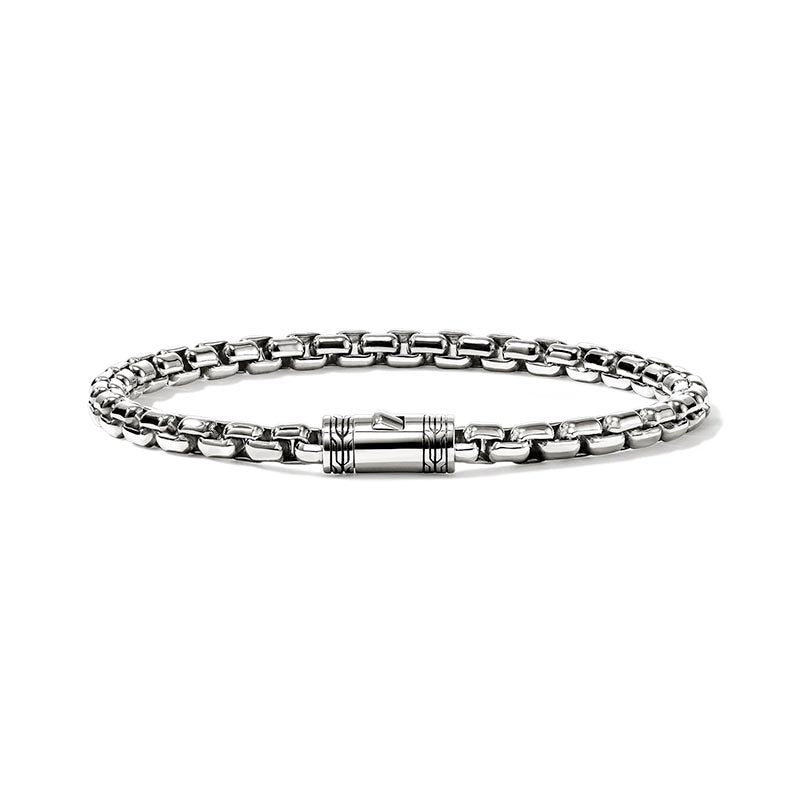 John Hardy 4.8mm Sterling Silver Box Chain Bracelet