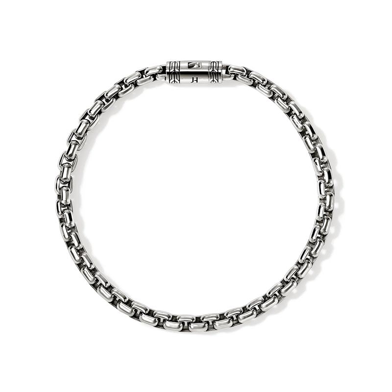 John Hardy 4.8mm Sterling Silver Box Chain Bracelet