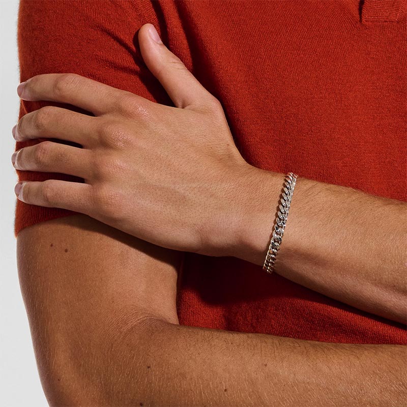 John Hardy 7mm Sterling Silver Curb Link Bracelet