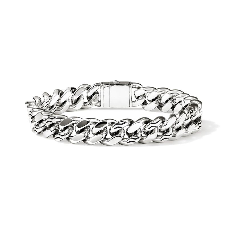 John Hardy 11mm Sterling Silver Curb Bracelet