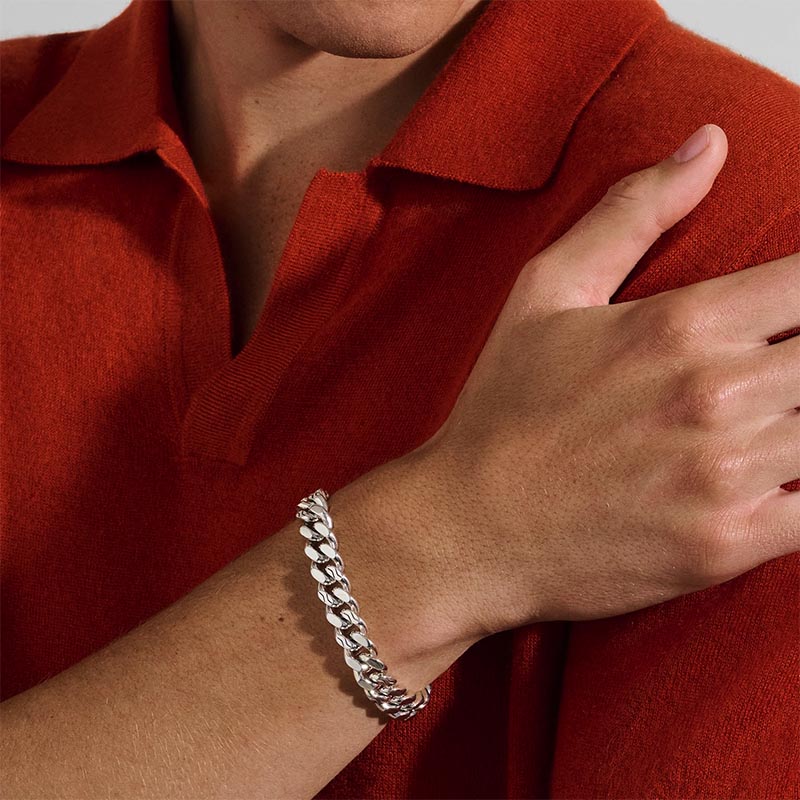 John Hardy 11mm Sterling Silver Curb Bracelet