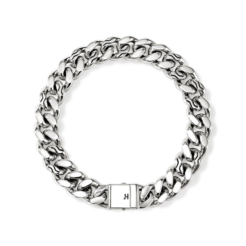John Hardy 11mm Sterling Silver Curb Bracelet