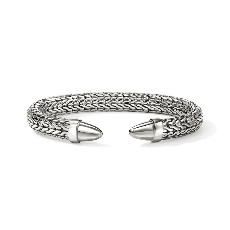 John Hardy 50th Anniversary Spear Sterling Silver Flex Cuff