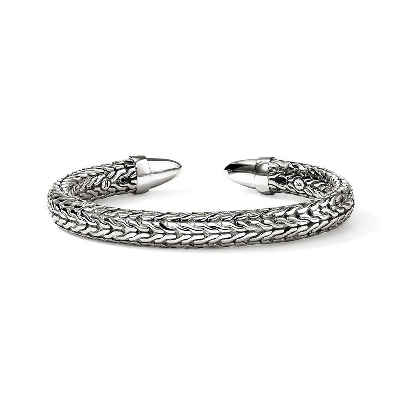 John Hardy 50th Anniversary Spear Sterling Silver Flex Cuff